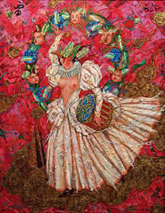 LA BELLA TUONATA(美しき雷神）　　油彩　１５０Ｆ（１９９４年作　６０回展出品）