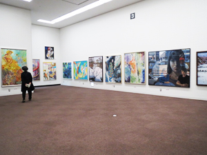 絵画 公募展 | 個性的な作品が並ぶ第3室